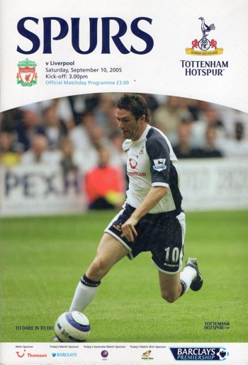 Match programme